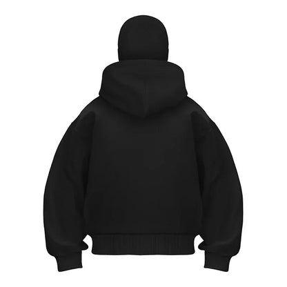 Masked Zipper Hoodie